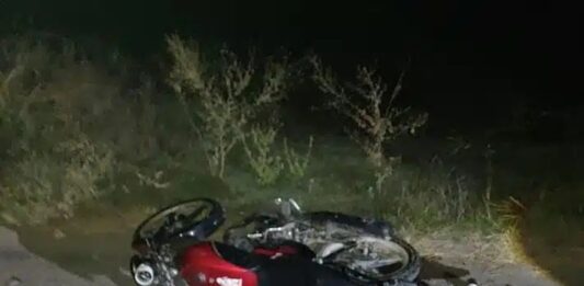 Motorizado deslizó en San Pedro de Adícora