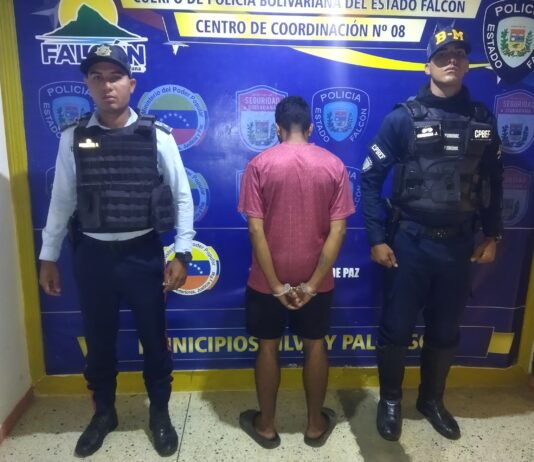 Municipio Silva| Se resistió a la autoridad