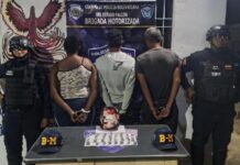 Coro| Tres detenidos por tenencia de droga