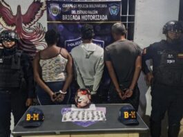 Coro| Tres detenidos por tenencia de droga