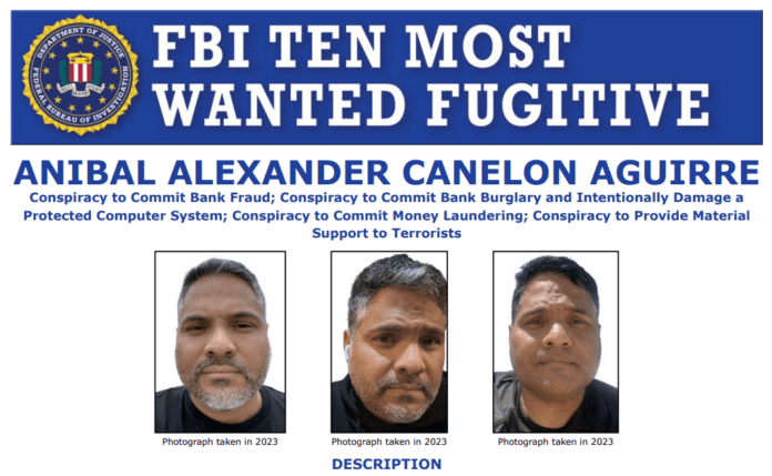 FBI incluyó a venezolano en lista de los 10 fugitivos más buscados del mundo