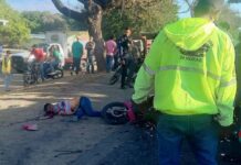 Carabobo| Colisión de motos deja un fallecido y un herido