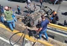 Bombero y dos miembros de su familia fallecieron tras siniestro vial