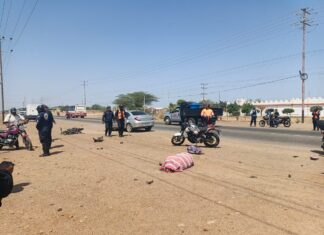Coro| Funcionaria de la PNB murió en accidente de tránsito