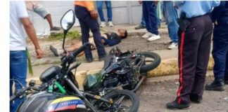 Municipio Piritu| Voluntario de PC rodó en la moto