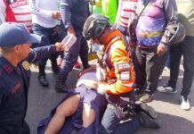 Coro| Motorizado se produjo una herida abierta en la pierna