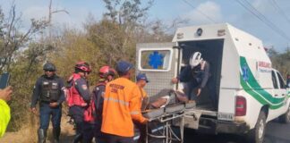 Municipio Silva| motorizado sufrió poliltraumatismos