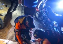 Municipio Colina| Motorizado deslizó y «frenó» con la cabeza