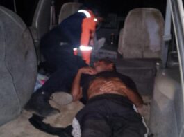 Coro| Así quedó motorizado tras deslizamiento de moto