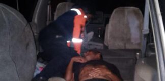 Coro| Así quedó motorizado tras deslizamiento de moto