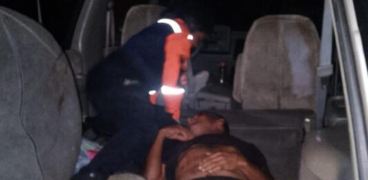 Coro| Así quedó motorizado tras deslizamiento de moto