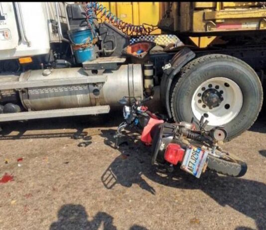 Mauroa| Motorizado se la vio «chiquita»