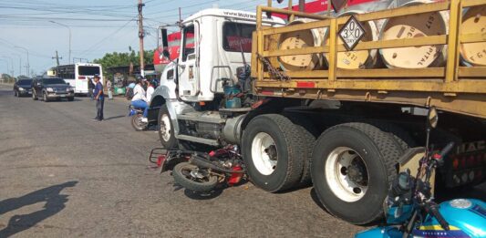 Mauroa| Vídeo| Motorizado se estrelló con una gandola