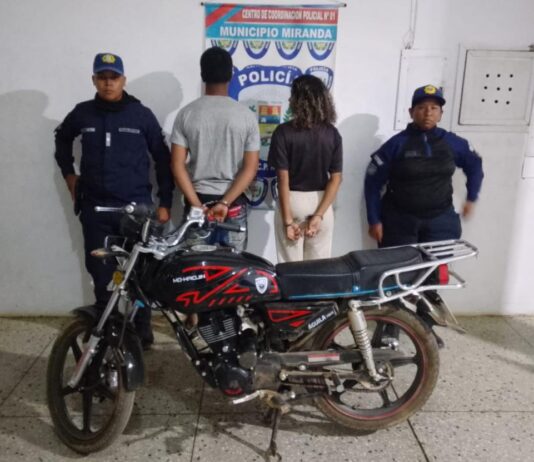 Coro| Actitud agresiva llevó a una pareja ante el Ministerio Público