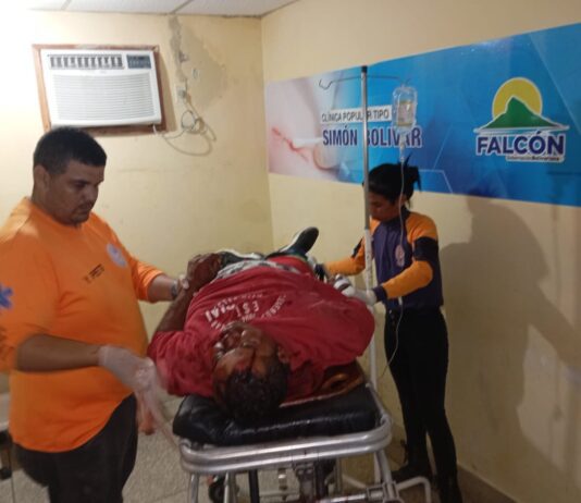 Municipio Falcón| Grave motorizado al deslizar en su moto