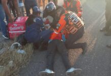 Punto Fijo| Repartidor de comidas sufrió accidente