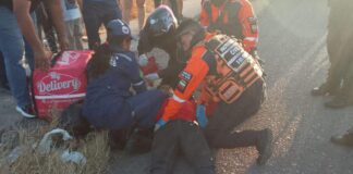 Punto Fijo| Repartidor de comidas sufrió accidente