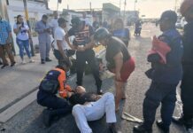 Punto Fijo| Motorizado lesionado en accidente de tránsito