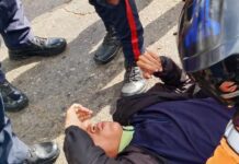 Coro| Accidente dejó dos funcionarios de Polimiranda lesionados