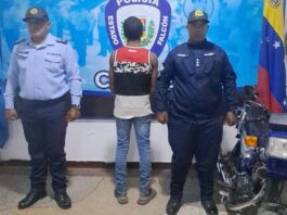 Tocópero| Joven con actitud agresiva quedó detenido