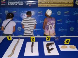 Punto Fijo| Tres detenidos por robo y amenaza a la vida