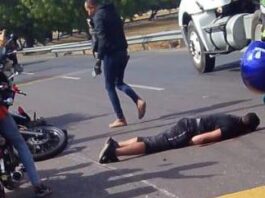 Punto Fijo| Funcionario Policial sufrió deslizamiento de moto