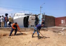 Punto Fijo| Vídeo| Vuelco de gandola dejó un lesionado