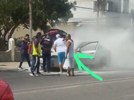 Punto Fijo| Vídeo| Adulta mayor víctima de hurto durante incendio de su vehículo