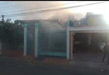 Punto Fijo| Vídeo| Caída de guaya originó incendio en vivienda