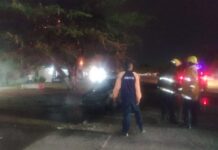 Detalles| Vídeo| Vehículo con fallas eléctricas se incendio