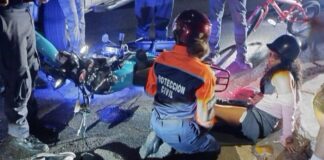 Judibana| Colisión entre moto y camioneta deja dos lesionados