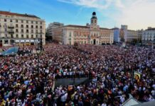 María Corina concentró miles de venezolanos en Madrid