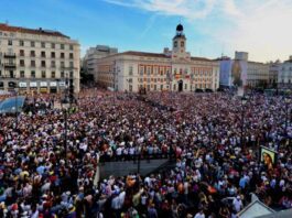 María Corina concentró miles de venezolanos en Madrid