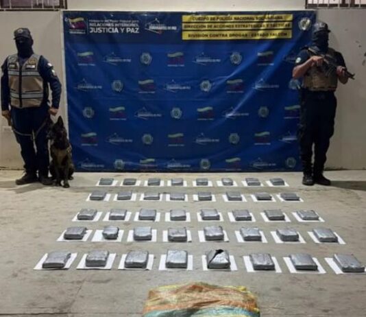 Municipio Falcón| Localizan 40 panelas de marihuana