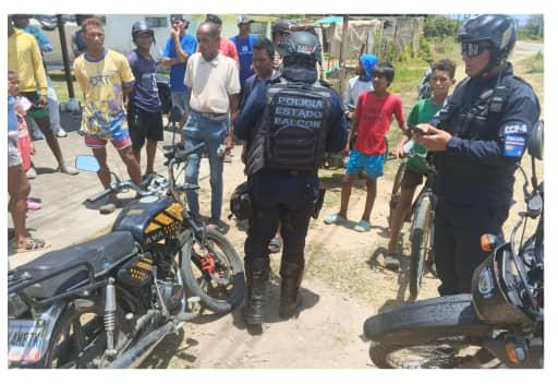 Municipio Silva| Colisión de motos dejó dos lesionados