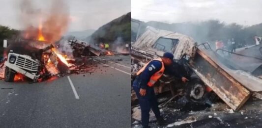 Lara| Choque de camiones dejó al menos siete muertos