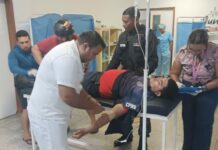 Municipio Falcón| Colisión entre moto y vehículo dejó a dos PNB lesionados