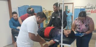 Municipio Falcón| Colisión entre moto y vehículo dejó a dos PNB lesionados
