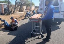 Municipio Falcón| Pareja de motorizado deslizó en Yabuquiva