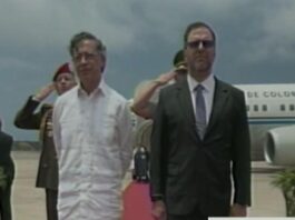 Gustavo Petro llega a Caracas