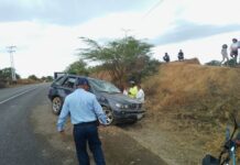 Municipio Zamora| Camioneta volcó en Santa Juana