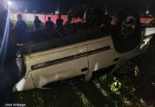 Municipio Silva| Vuelco de camioneta dejó mujer lesionada