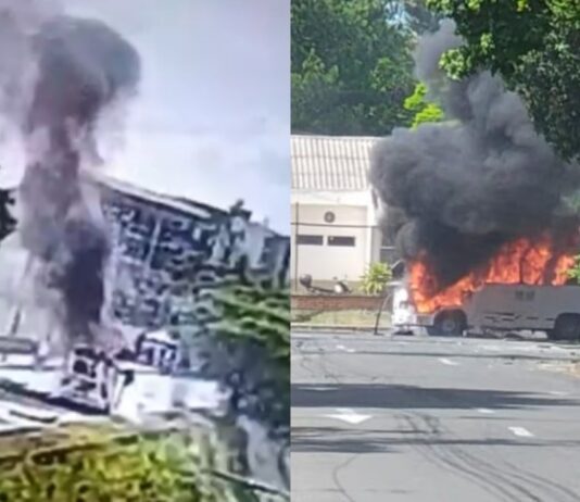 Autobús «voló en pedazos» durante atentado contra Ejército de Colombia