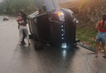 Cojedes|Vuelco de camioneta con daños materiales