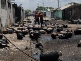 Cojedes|Más de 150 cilindros de gas explotaron en San Carlos