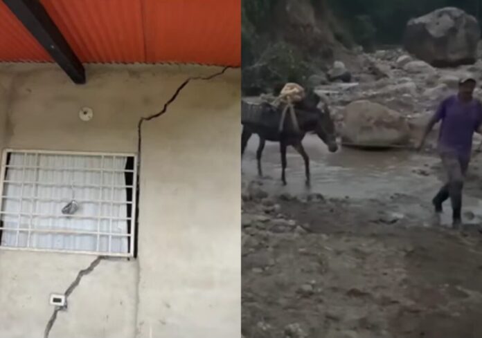 Táchira | Más de 200 familias aisladas y viviendas en riesgo por lluvias