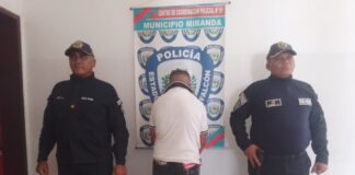 Coro| Detenido motorizado por resistencia a la autoridad