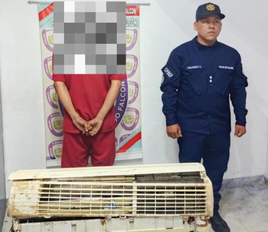 Coro| Detenido adolescente por hurto en residencia