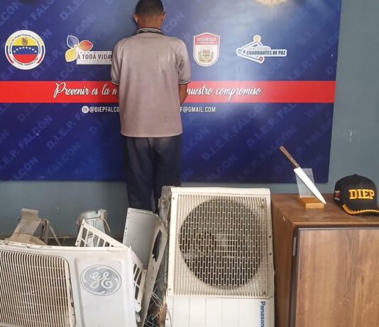 Coro| Capturado delincuente al someter a vigilante y robar en una vivienda