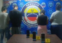 Municipio Zamora| Cuatro detenidos que se dedicaban a realizar contenido para adultos con adolescentes